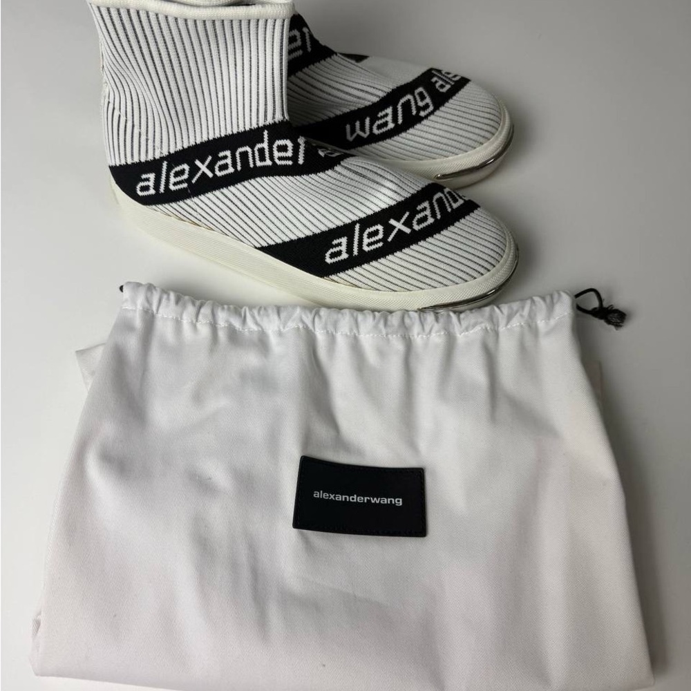 Alexander Wang Monochrome Sock Sneakers